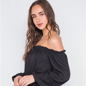 Romper off the shoulder